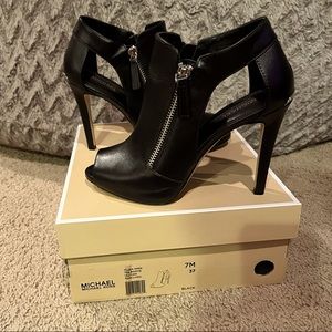 Michael Kors open toe booties
